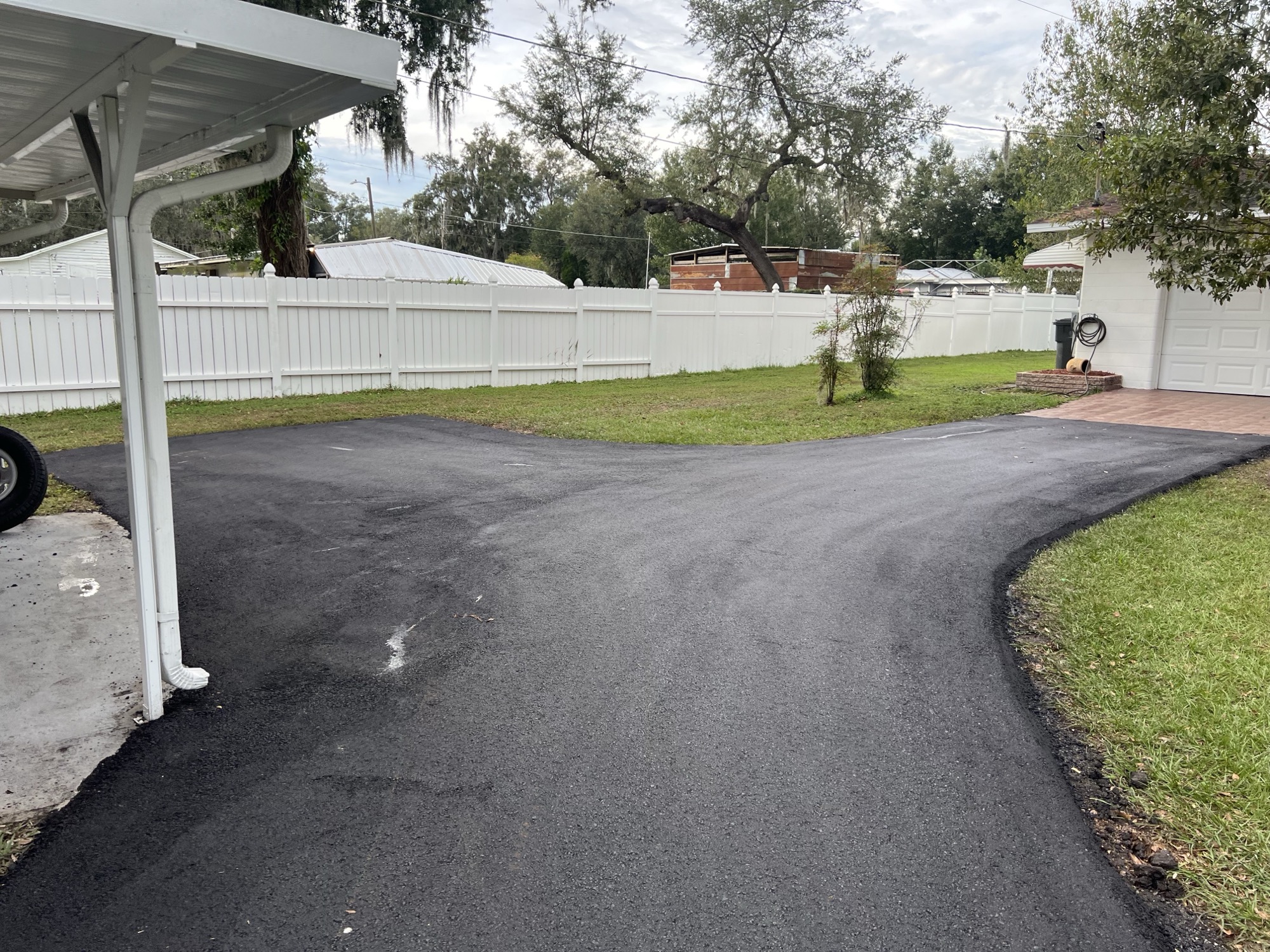 Driveway paving